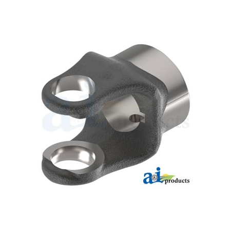 A & I Products Implement Yoke, 1 1/4" Round Bore, 1/4" Keyway, W/ Set Screw 3" x3" x3" A-10001-1058